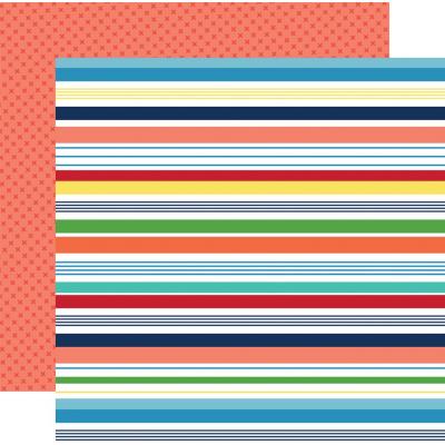 Carta Bella Beach Party Designpapier -Summer Stripe